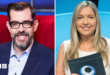 Richard Osman and Victoria Coren-Mitchell, two BBC quizmasters.