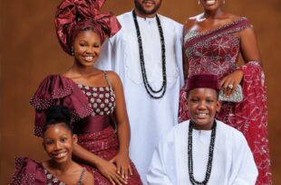 Comedian/actress, Anita Asuoha, releases stunning family photos