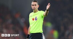 Premier League referee David Coote