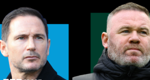 A split picture of Coventry City boss Frank Lampard and Plymouth Argyle head coach Wayne Rooney