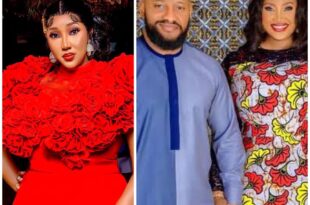 Finding you helped me unlock the greater version of myself. The next First lady of Anambra state - Yul Edochie hails Judy Austin as she turns a year older