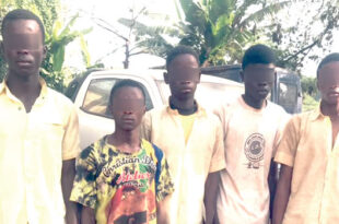 Five Oyo secondary school students arrested for allegedly gang r3ping female colleagues inside bush