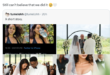 From a comment to ever-after - Couple gets married after meeting on X