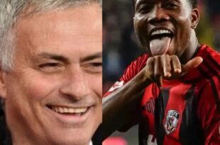 He?s the only player to score against all three teams I managed - Jose Mourinho hails Nigerian striker David Okereke