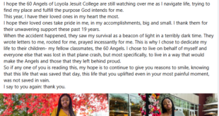 I hope the 60 Angels Loyola Jesuit College are still watching over me as I navigate life - Kechi Okwuchi marks 19th anniversary of Sosoliso plane crash