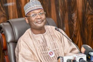 INEC shuts down de@th rumors of its chairman, Yakubu Mahmood