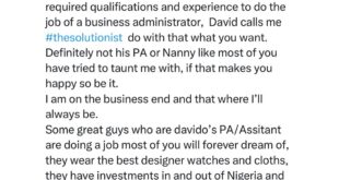 ''I?m not Davido?s nanny or personal assistant. He calls me The Solutionist? - Music executive Ubi Franklin tells Nigerians