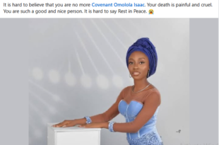 It pains me deeply that you could not acquire the life you were yearning for - Sister mourns Kogi varsity student who died in Lokoja road accident