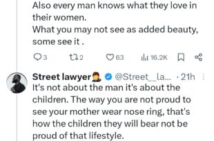 Man uses his wife to make a case for why women shouldn