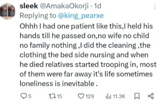 Medical doctor shares encounter with patient who didn