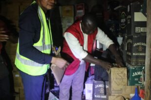 NAFDAC bursts makeshift factory in in Lagos Island where fake alcoholic beverages are being produced; seize products worth N180m