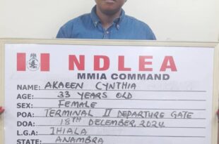 NDLEA arrests businessman at Kano airport for packing large consignment of cocaine