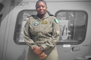 Nigeria gets first female navy aircraft pilot