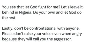 Nigerian Nurse based abroad advises fellow Nigerians abroad to always report any uncivil act done to them at their workplaces