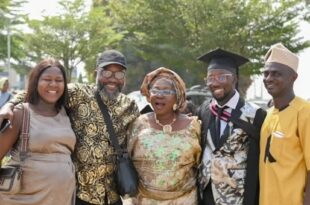 Nollywood actors Binta Ayo Mogaji and Jibola Dabo?s child graduates from Lead City University