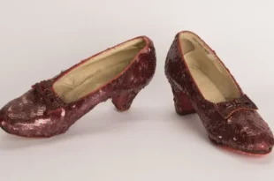 Pair of Judy Garland?s ruby slippers from ?The Wizard of Oz? movie sells at auction for $28 million