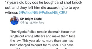 Police officer k!lls teenage boy over fireworks in Delta