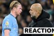 Kevin de Bruyne & Pep Guardiola