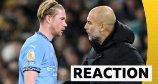 Kevin de Bruyne & Pep Guardiola