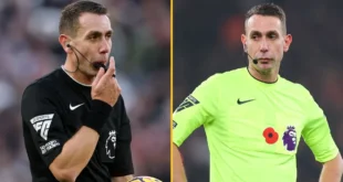 Premier League referee, David Coote sacked after he was filmed 'snorting white powder' and calling Jurgen Klopp a 'German ****' in leaked videos