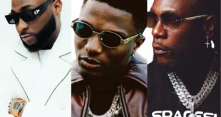 Rare moment as Davido, Burna Boy, and Wizkid all perform at the same event