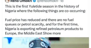 "Reno, please stop" TV host Frank Edoho chastises Reno Omokri for hailing the government over a lack of fuel queues this holiday