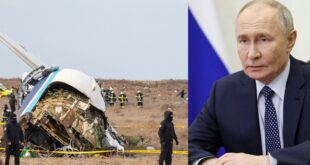 Russian President Vladimir Putin apologizes for Azerbaijan airlines plane crash that k!lled 38 people but doesn't accept responsibility