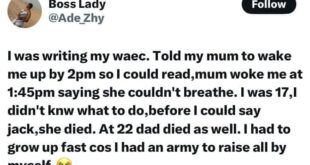 Spouses die, become irresponsible or helpless in cases of illness - Nigerian journalist advises women not to have too many children