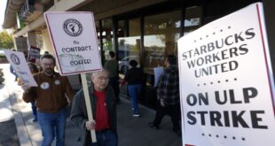 Starbucks workers' strike shuts down 59 stores across the US