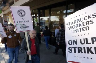 Starbucks workers' strike shuts down 59 stores across the US