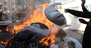 Syrian authorities burn over 1 million captagon pills which was produced industrially under ousted President Bashar al-Assad and turned the country into a narco-state