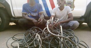 Two arrested for stealing telcos armoured cables in Lagos