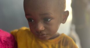 Two-year-old boy found abandoned at a dump site in Lagos