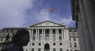 UK inflation rises further above BoE's target in November