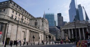 UK inflation rises further ahead of Bank of England rates decision