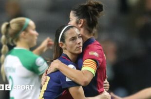 The Women's Champions League trophy