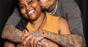 Zambian man files for divorce from wife over photo of Chris Brown kissing her cheek