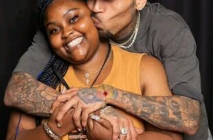 Zambian man files for divorce from wife over photo of Chris Brown kissing her cheek