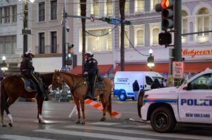 10 de@d, 30 injured after vehicle ploughed into new year crowd in New Orleans