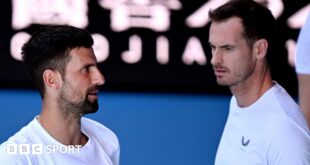 Novak Djokovic and Andy Murray have practiced together in Melbourne for the first time before the Australian Open