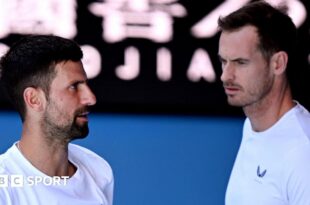 Novak Djokovic and Andy Murray have practiced together in Melbourne for the first time before the Australian Open