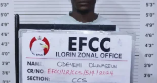 Fake spiritualist sentenced to one year imprisonment for internet fraud in Kwara