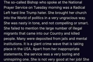 Female bishop who confronted President Trump says she won