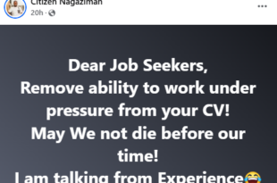 I became happier immediately after  I left my banking job  - Nigerian man writes about the disadvantages of working under pressure