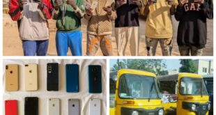 Kano police arrest six notorious phone thieves disguising as tricycle riders