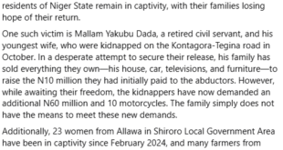 Kidnappers demand additional N60m for release of couple after their family sold house, car and other belongings to raise N10m ransom