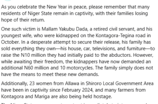 Kidnappers demand additional N60m for release of couple after their family sold house, car and other belongings to raise N10m ransom