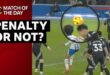 The decision that led to Brighton's penalty against Arsenal