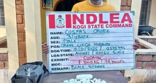 NDLEA arrests India-bound nursing student over attempt to ingest 76 wraps of cocaine (photos)