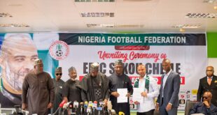 NFF unveils Eric Chelle as Super Eagles coach (Photos)